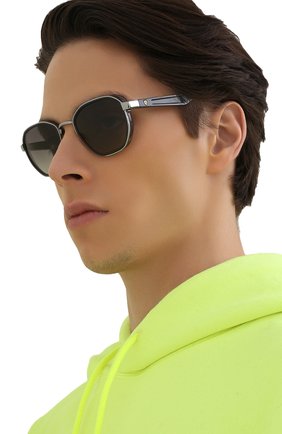 Женские солнцезащитные очки RAY-BAN серого цвета по цене 17400 руб., арт. 3674M-F03011 | Фото 3 Женские солнцезащитные очки RAY-BAN серого цвета, арт. 3674M-F03011 | Фото 3