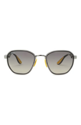 Женские солнцезащитные очки RAY-BAN серого цвета по цене 17400 руб., арт. 3674M-F03011 | Фото 4 Женские солнцезащитные очки RAY-BAN серого цвета, арт. 3674M-F03011 | Фото 4