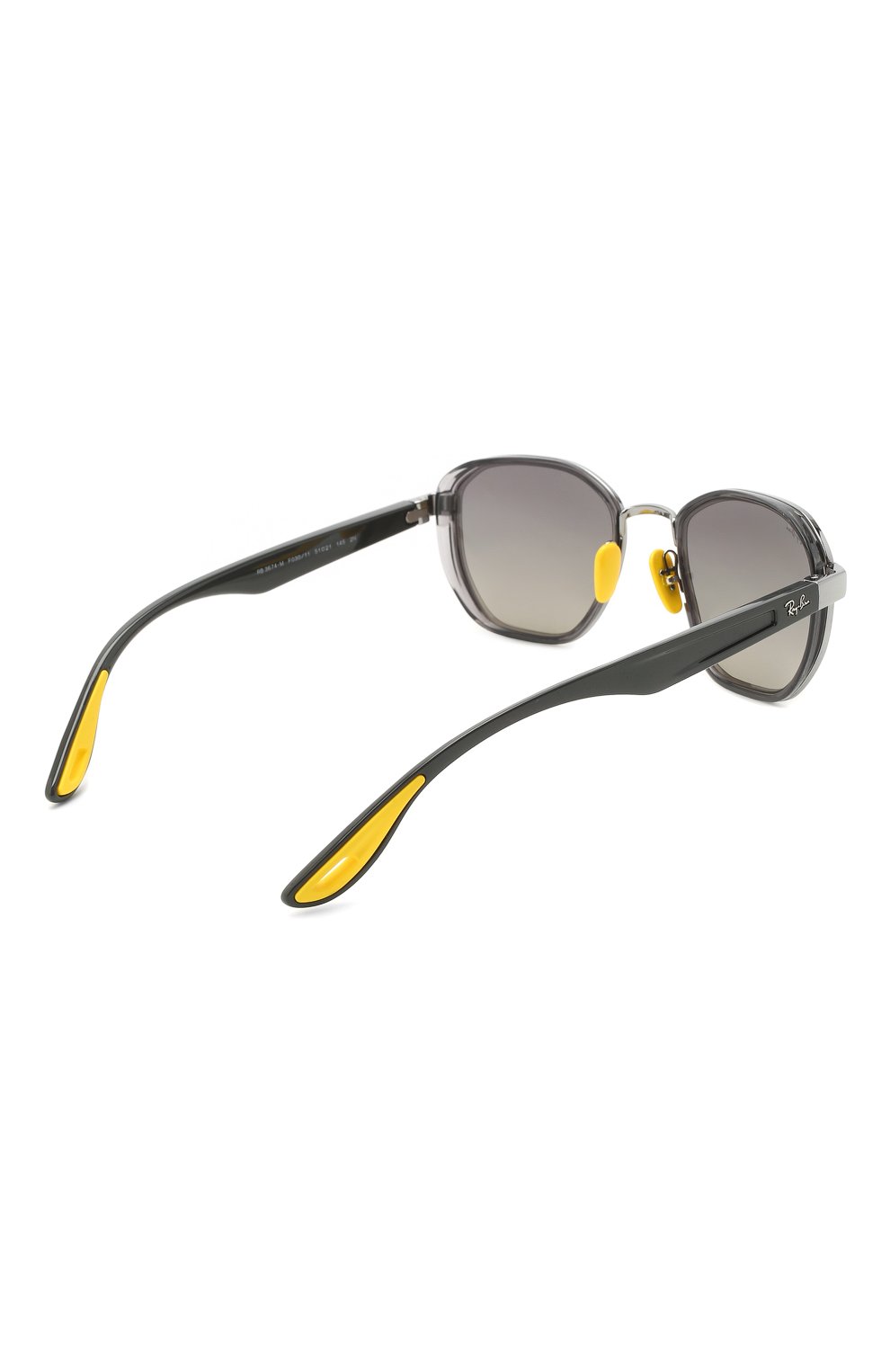 Женские солнцезащитные очки RAY-BAN серого цвета по цене 17400 руб., арт. 3674M-F03011 | Фото 5 Женские солнцезащитные очки RAY-BAN серого цвета, арт. 3674M-F03011 | Фото 5