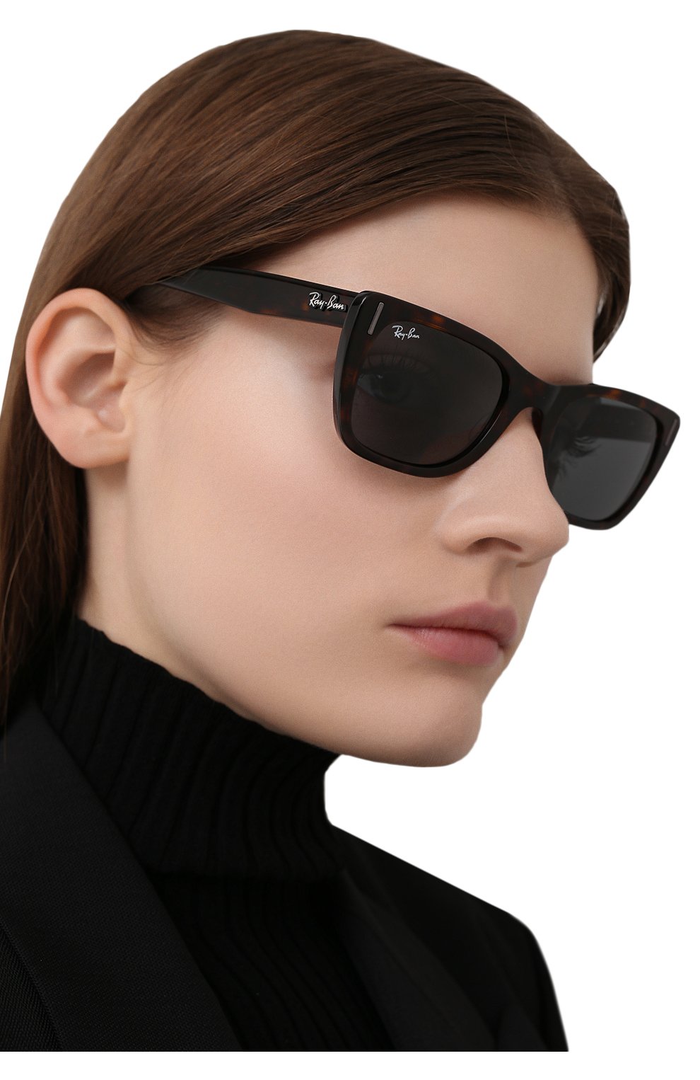 Женские солнцезащитные очки RAY-BAN коричневого цвета по цене 12500 руб., арт. 2248-902/R5 | Фото 2 Женские солнцезащитные очки RAY-BAN коричневого цвета, арт. 2248-902/R5 | Фото 2