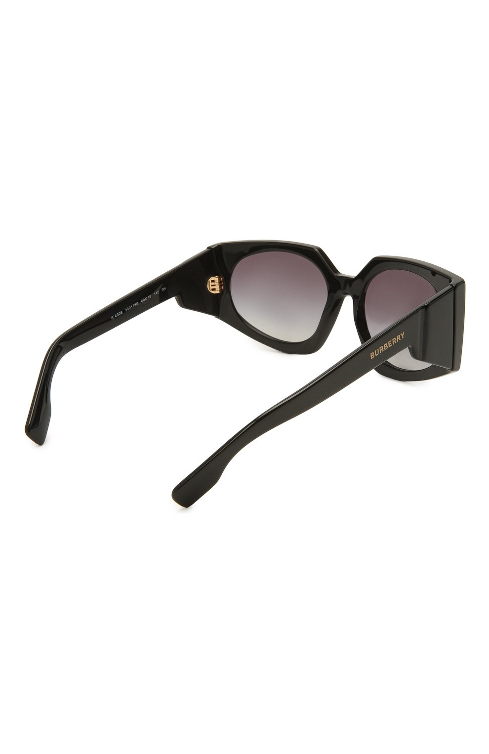 Женские солнцезащитные очки BURBERRY черного цвета, арт. 4306-30018G | Фото 4 (Региональные ограничения белый список (Axapta Mercury): RU; Тип очков: С/з; Оптика Гендер: оптика-женское; Очки форма: Бабочка)
