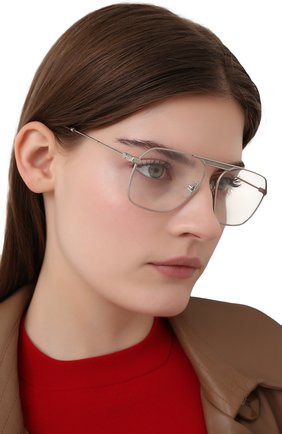 Женские оправа GIVENCHY серебряного цвета по цене 20950 руб., арт. 0118 010 | Фото 2 Женские оправа GIVENCHY серебряного цвета, арт. 0118 010 | Фото 2