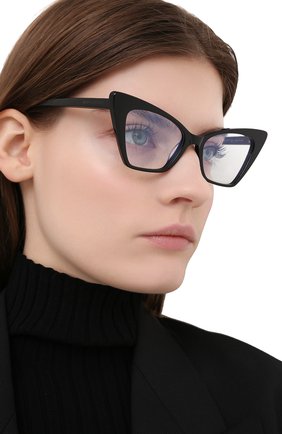 Женские оправа SAINT LAURENT черного цвета по цене 24100 руб., арт. SL 244 VICT0IRE 0PT 001 | Фото 2 Женские оправа SAINT LAURENT черного цвета, арт. SL 244 VICT0IRE 0PT 001 | Фото 2