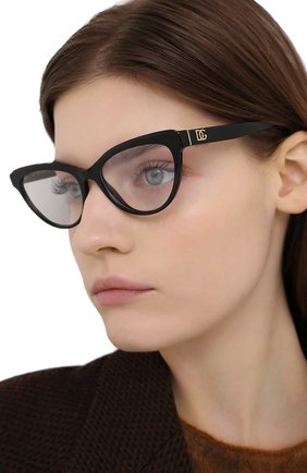 Женские оправа DOLCE & GABBANA черного цвета по цене 16600 руб., арт. 3332-501 | Фото 2 Женские оправа DOLCE & GABBANA черного цвета, арт. 3332-501 | Фото 2