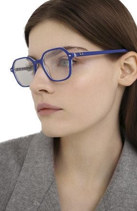 Женские оправа RAY-BAN синего цвета по цене 0 руб., арт. 5394-8090 | Фото 2 Женские оправа RAY-BAN синего цвета, арт. 5394-8090 | Фото 2 (Региональные ограничения белый список (Axapta Mercury): RU; Тип очков: Оправа; Кросс-КТ: Оправы-унисекс; Очки форма: Квадратные; Оптика Гендер: оптика-унисекс)