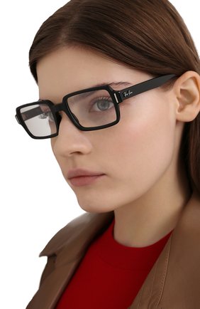 Женские оправа RAY-BAN черного цвета по цене 9600 руб., арт. 5473-2000 | Фото 2 Женские оправа RAY-BAN черного цвета, арт. 5473-2000 | Фото 2