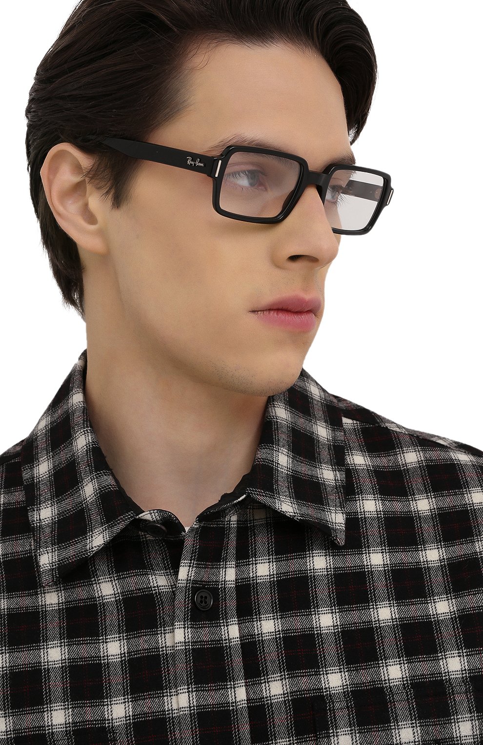 Женские оправа RAY-BAN черного цвета по цене 9600 руб., арт. 5473-2000 | Фото 3 Женские оправа RAY-BAN черного цвета, арт. 5473-2000 | Фото 3