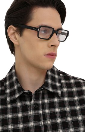 Женские оправа RAY-BAN черного цвета по цене 9600 руб., арт. 5473-2000 | Фото 3 Женские оправа RAY-BAN черного цвета, арт. 5473-2000 | Фото 3