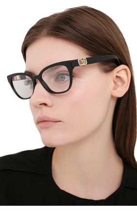 Женские оправа VALENTINO черного цвета по цене 19600 руб., арт. 3049-5001 | Фото 2 Женские оправа VALENTINO черного цвета, арт. 3049-5001 | Фото 2