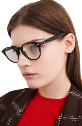 Женские оправа RAY-BAN черного цвета по цене 8300 руб., арт. 2180V-2000 | Фото 2 Женские оправа RAY-BAN черного цвета, арт. 2180V-2000 | Фото 2