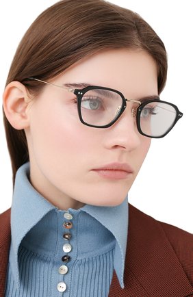 Женские оправа OLIVER PEOPLES черного цвета по цене 33000 руб., арт. 5422D-1005 | Фото 2 Женские оправа OLIVER PEOPLES черного цвета, арт. 5422D-1005 | Фото 2 (Тип очков: Оправа; Оптика Гендер: оптика-унисекс; Очки форма: Прямоугольные)