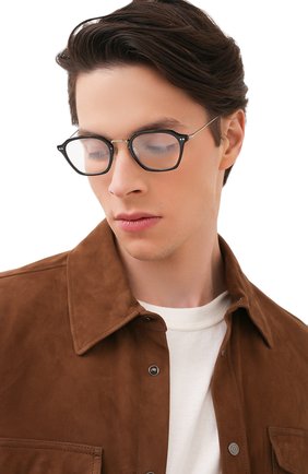 Женские оправа OLIVER PEOPLES черного цвета по цене 33000 руб., арт. 5422D-1005 | Фото 3 Женские оправа OLIVER PEOPLES черного цвета, арт. 5422D-1005 | Фото 3 (Тип очков: Оправа; Оптика Гендер: оптика-унисекс; Очки форма: Прямоугольные)