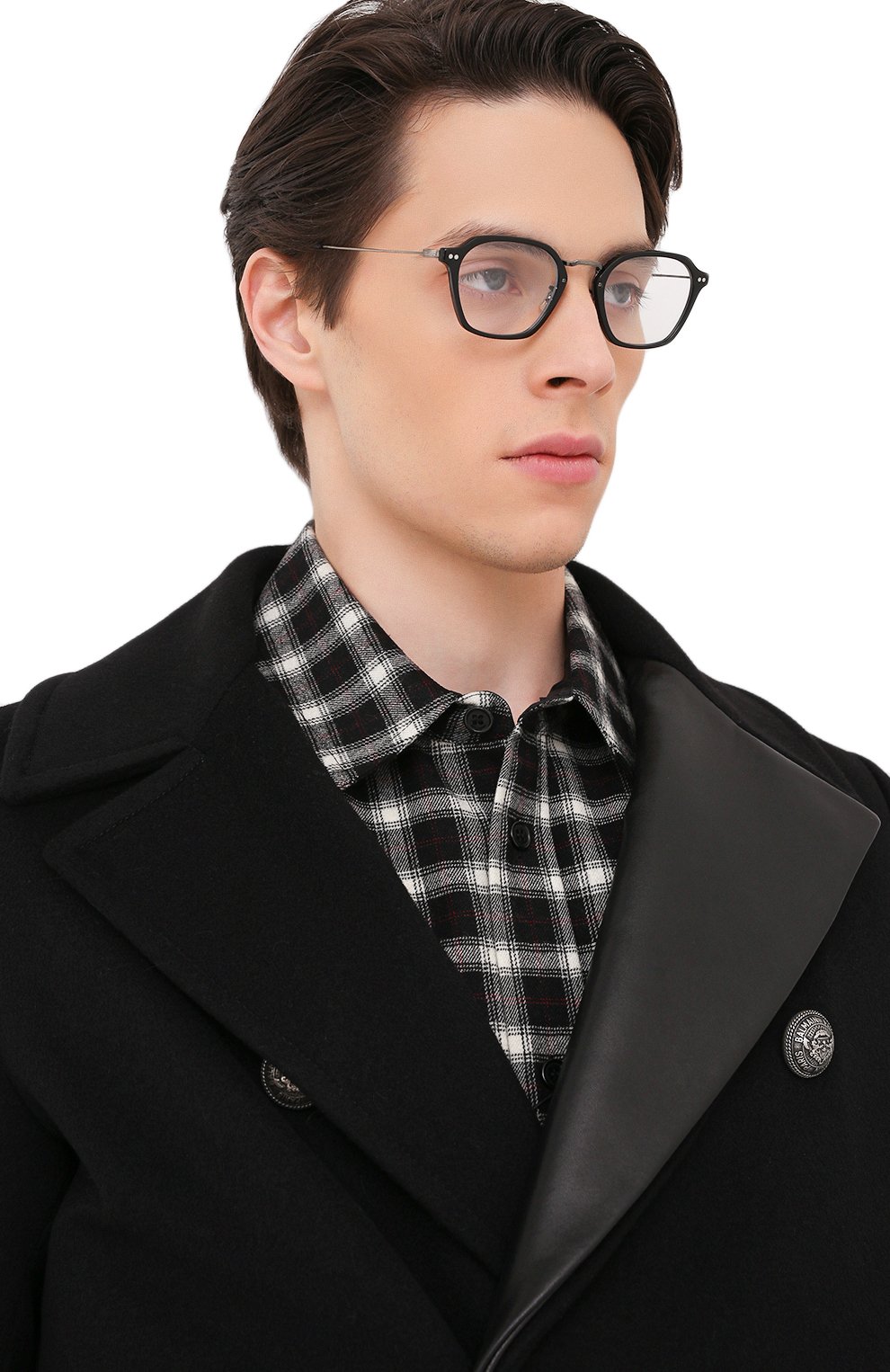 Женские оправа OLIVER PEOPLES черного цвета по цене 33000 руб., арт. 5422D-1681 | Фото 3 Женские оправа OLIVER PEOPLES черного цвета, арт. 5422D-1681 | Фото 3 (Тип очков: Оправа; Оптика Гендер: оптика-унисекс; Очки форма: Прямоугольные)