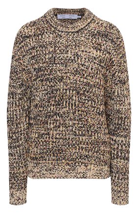 Женский свитер из хлопка и вискозы PROENZA SCHOULER WHITE LABEL бежевого цвета по цене 42400 руб., арт. WL2117566-KC084 | Фото 1 Женский свитер из хлопка и вискозы PROENZA SCHOULER WHITE LABEL бежевого цвета, арт. WL2117566-KC084 | Фото 1