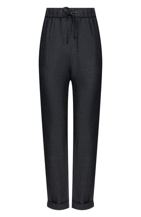 Женские брюки GIORGIO ARMANI синего цвета по цене 73800 руб., арт. 1SHPP0H2/T02GG | Фото 1 Женские брюки GIORGIO ARMANI синего цвета, арт. 1SHPP0H2/T02GG | Фото 1