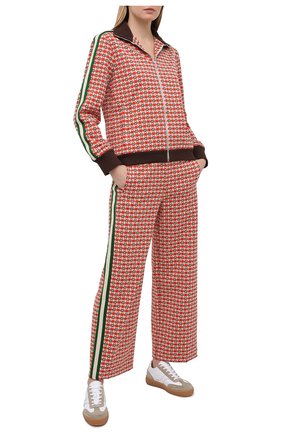 Женский толстовка GUCCI красного цвета по цене 122600 руб., арт. 644629/XJC23 | Фото 2 Женский толстовка GUCCI красного цвета, арт. 644629/XJC23 | Фото 2