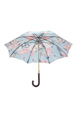 Женский зонт-трость PASOTTI OMBRELLI голубого цвета, арт. 20/RAS0 9A436/6 | Фото 3 (Материал: Текстиль, Синтетический материал, Металл)