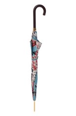 Женский зонт-трость PASOTTI OMBRELLI голубого цвета, арт. 20/RAS0 9A436/6 | Фото 4 (Материал: Текстиль, Синтетический материал, Металл)
