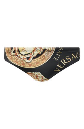 Мужские плавки VERSACE золотого цвета по цене 21750 руб., арт. ABU40000/1F00625 | Фото 1 Мужские плавки VERSACE золотого цвета, арт. ABU40000/1F00625 | Фото 1