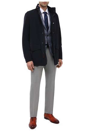 Мужские кожаные оксфорды SANTONI коричневого цвета по цене 68650 руб., арт. MCAZ16503SA3ESCSC45 | Фото 2 Мужские кожаные оксфорды SANTONI коричневого цвета, арт. MCAZ16503SA3ESCSC45 | Фото 2 (Материал внутренний: Натуральная кожа; Стили: Классический)