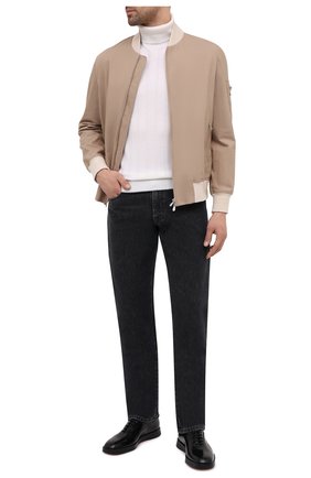Мужские кожаные оксфорды SANTONI черного цвета по цене 49950 руб., арт. MGMB17484NEAEPWEN01 | Фото 2 Мужские кожаные оксфорды SANTONI черного цвета, арт. MGMB17484NEAEPWEN01 | Фото 2