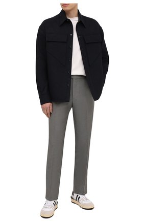 Мужские брюки из шелка и льна TOM FORD зеленого цвета по цене 84800 руб., арт. 976R24/610043 | Фото 2 Мужские брюки из шелка и льна TOM FORD зеленого цвета, арт. 976R24/610043 | Фото 2 (Материал внешний: Шелк, Лен; Случай: Повседневный; Стили: Кэжуэл; Длина (брюки, джинсы): Стандартные; Материал подклада: Купро)