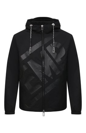 Мужская утепленная куртка EMPORIO ARMANI черного цвета по цене 41600 руб., арт. 3K1BS7/1NZQZ | Фото 1 Мужская утепленная куртка EMPORIO ARMANI черного цвета, арт. 3K1BS7/1NZQZ | Фото 1