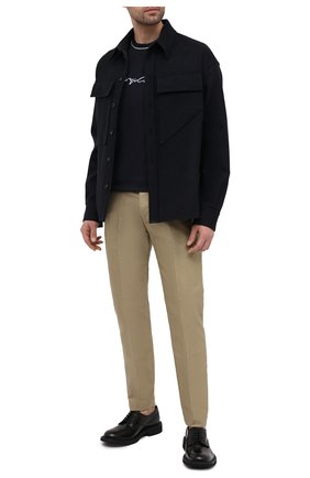 Мужская хлопковая футболка GIORGIO ARMANI синего цвета по цене 36400 руб., арт. 3KSM72/SJRQZ | Фото 2 Мужская хлопковая футболка GIORGIO ARMANI синего цвета, арт. 3KSM72/SJRQZ | Фото 2