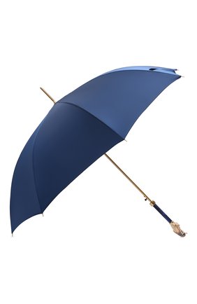 Мужской зонт-трость PASOTTI OMBRELLI темно-синего цвета, арт. 479/RAS0 0XF0RD/8/K68 | Фото 2 (Материал: Текстиль, Синтетический материал, Металл)