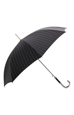 Мужской зонт-трость PASOTTI OMBRELLI черного цвета, арт. 478/RAS0 1094/1/M31 | Фото 2 (Материал: Текстиль, Металл, Синтетический материал)