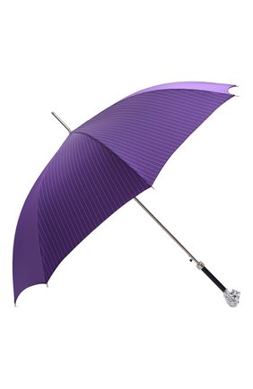 Мужской зонт-трость PASOTTI OMBRELLI фиолетового цвета, арт. 478/RAS0 1084/7/W37 | Фото 2 (Материал: Текстиль, Металл, Синтетический материал)