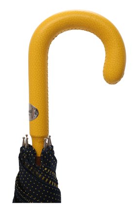 Мужской зонт-трость PASOTTI OMBRELLI темно-синего цвета, арт. 142/PUNT0/4 | Фото 5 (Материал: Текстиль, Синтетический материал, Металл)