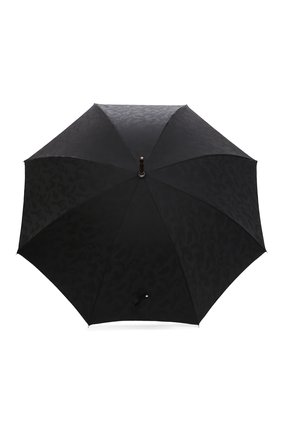 Мужской зонт-трость PASOTTI OMBRELLI черного цвета, арт. 142/MILITARE 11780/142 | Фото 1 (Материал: Синтетический материал, Металл, Текстиль)