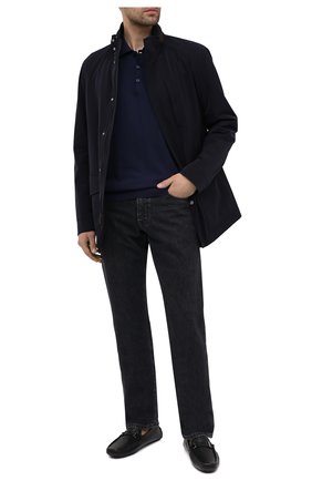 Мужские кожаные мокасины BARRETT черного цвета, арт. ASC-10541.4/CERV0 | Фото 2 (Материал внутренний: Натуральная кожа; Стили: Кэжуэл; Материал внешний: Кожа)