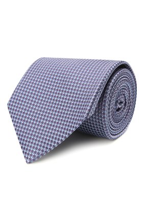 Мужской шелковый галстук BRIONI сиреневого цвета, арт. 062H00/P0476 | Фото 1 (Принт: С принтом; Материал: Текстиль, Шелк; Региональные ограничения белый список (Axapta Mercury): RU)