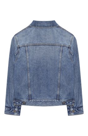 Детского джинсовая куртка GUCCI синего цвета по цене 48900 руб., арт. 638160/XDBJG | Фото 2 Детского джинсовая куртка GUCCI синего цвета, арт. 638160/XDBJG | Фото 2