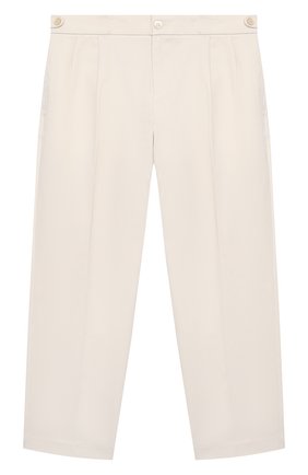 Детские хлопковые брюки GUCCI белого цвета по цене 48550 руб., арт. 644611/XWA0M | Фото 1 Детские хлопковые брюки GUCCI белого цвета, арт. 644611/XWA0M | Фото 1 (Материал внешний: Хлопок; Случай: Повседневный; Региональные ограничения белый список (Axapta Mercury): RU; Ростовка одежда: 10 - 11 лет | 140 - 146см, 12 лет | 152 см, 6 лет | 116 см, 8 лет | 128 см)