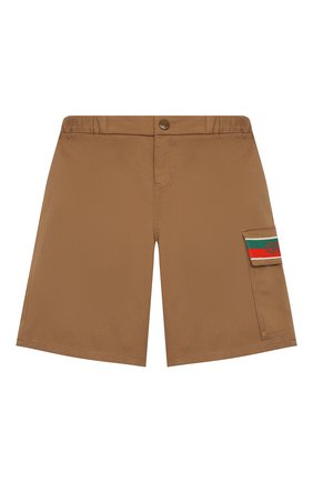 Детские хлопковые шорты GUCCI бежевого цвета по цене 33400 руб., арт. 644638/XWAML | Фото 1 Детские хлопковые шорты GUCCI бежевого цвета, арт. 644638/XWAML | Фото 1