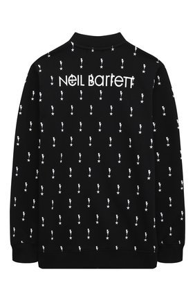 Детский хлопковая толстовка NEIL BARRETT KIDS черного цвета по цене 11850 руб., арт. 027874 | Фото 2 Детский хлопковая толстовка NEIL BARRETT KIDS черного цвета, арт. 027874 | Фото 2