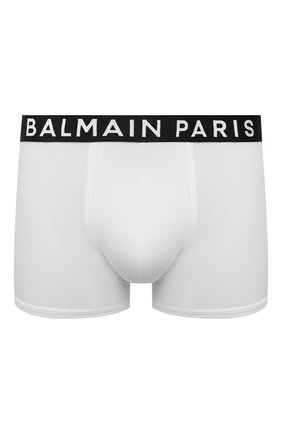 Мужские хлопковые боксеры BALMAIN белого цвета по цене 7515 руб., арт. BRLD55180 | Фото 1 Мужские хлопковые боксеры BALMAIN белого цвета, арт. BRLD55180 | Фото 1