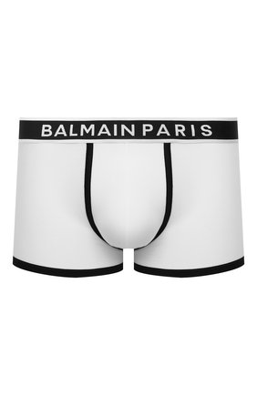 Мужские хлопковые боксеры BALMAIN белого цвета по цене 5260 руб., арт. BRLD55200 | Фото 1 Мужские хлопковые боксеры BALMAIN белого цвета, арт. BRLD55200 | Фото 1