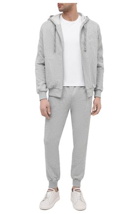 Мужские джоггеры ERMENEGILDO ZEGNA светло-серого цвета по цене 18450 руб., арт. N6N0C1080 | Фото 2 Мужские джоггеры ERMENEGILDO ZEGNA светло-серого цвета, арт. N6N0C1080 | Фото 2
