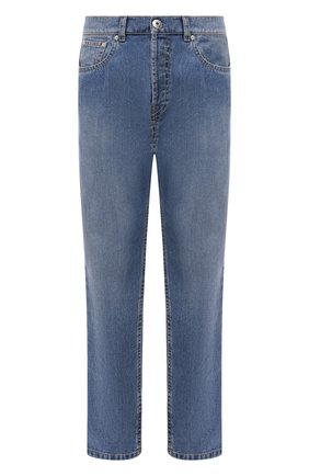 Мужские джинсы LANVIN синего цвета по цене 59950 руб., арт. RM-TR0053-DZ06-P21 | Фото 1 Мужские джинсы LANVIN синего цвета, арт. RM-TR0053-DZ06-P21 | Фото 1