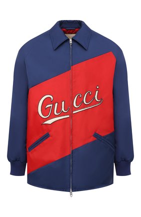 Мужская куртка GUCCI синего цвета по цене 128800 руб., арт. 644018/ZAF9E | Фото 1 Мужская куртка GUCCI синего цвета, арт. 644018/ZAF9E | Фото 1
