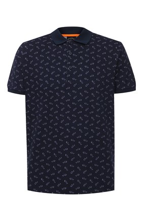 Мужское хлопковое поло PAUL&SHARK синего цвета по цене 22250 руб., арт. 21411235/C00 | Фото 1 Мужское хлопковое поло PAUL&SHARK синего цвета, арт. 21411235/C00 | Фото 1