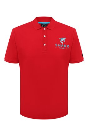 Мужское хлопковое поло PAUL&SHARK красного цвета по цене 16950 руб., арт. 21411237/C00 | Фото 1 Мужское хлопковое поло PAUL&SHARK красного цвета, арт. 21411237/C00 | Фото 1