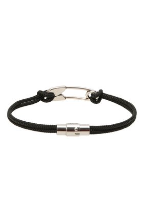 Мужской текстильный браслет ALEXANDER MCQUEEN черного цвета по цене 24050 руб., арт. 651110/1AABF | Фото 2 Мужской текстильный браслет ALEXANDER MCQUEEN черного цвета, арт. 651110/1AABF | Фото 2