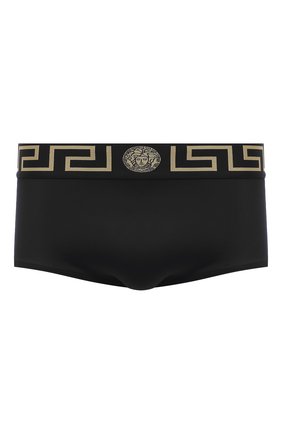 Мужские плавки-шорты VERSACE черного цвета по цене 17100 руб., арт. ABU01026/A232185 | Фото 1 Мужские плавки-шорты VERSACE черного цвета, арт. ABU01026/A232185 | Фото 1