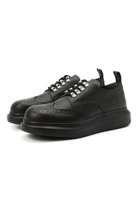 Мужские кожаные дерби ALEXANDER MCQUEEN черного цвета по цене 56950 руб., арт. 645905/WHWX1 | Фото 1 Мужские кожаные дерби ALEXANDER MCQUEEN черного цвета, арт. 645905/WHWX1 | Фото 1