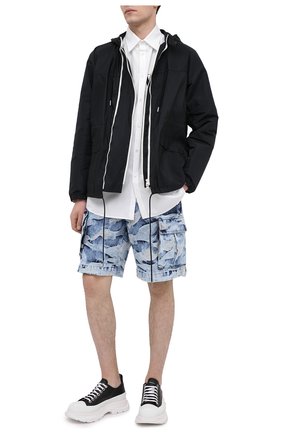 Мужские кожаные кроссовки ALEXANDER MCQUEEN черно-белого цвета по цене 52950 руб., арт. 627225/WHZ62 | Фото 2 Мужские кожаные кроссовки ALEXANDER MCQUEEN черно-белого цвета, арт. 627225/WHZ62 | Фото 2